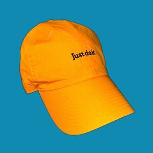 Nike Heritage86 Just Do It Orange Adjustable Cap BV3766-833 OSFM
